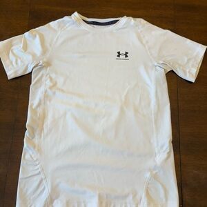 Under Armour Youth Boys Large White T-Shirt